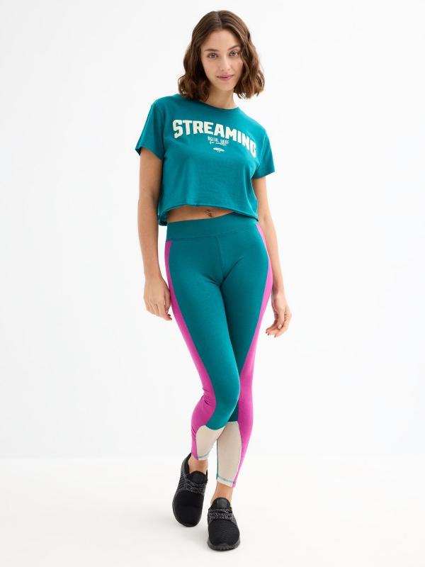 In side Leggings con estampado