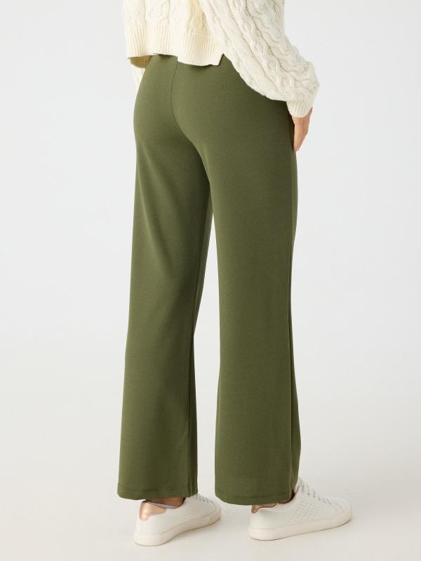 In side Pantalón wide leg negro Últimos 3 días