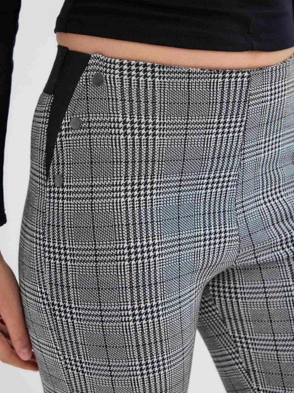 In side Leggings superskinny de cuadros Últimos 2 días