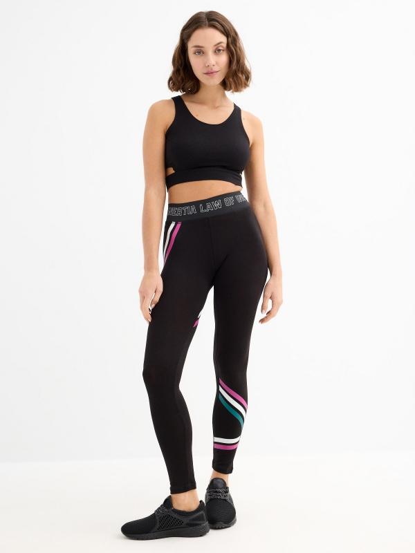In side Leggings con estampado