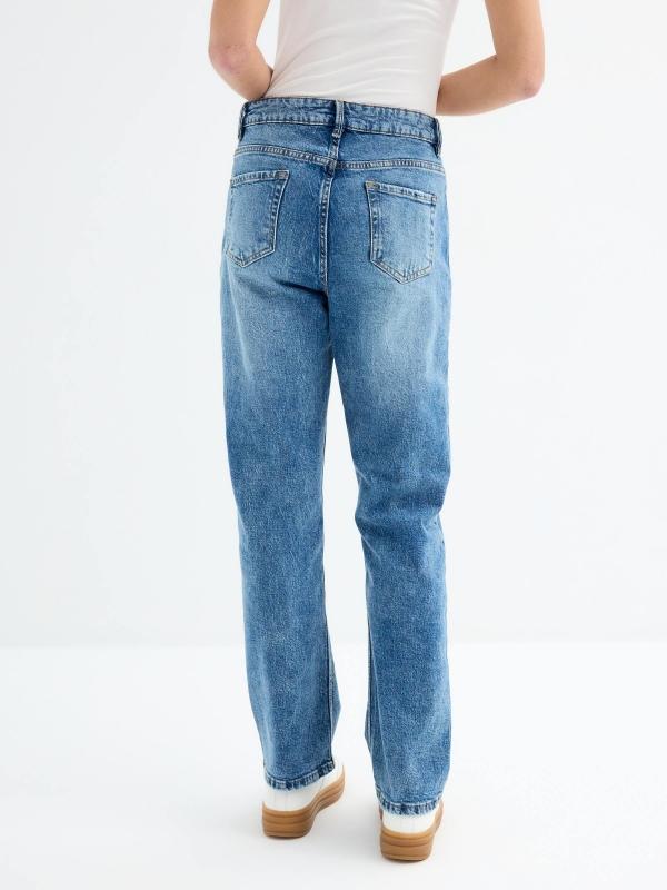 In side Jeans straight azul Superdescuento