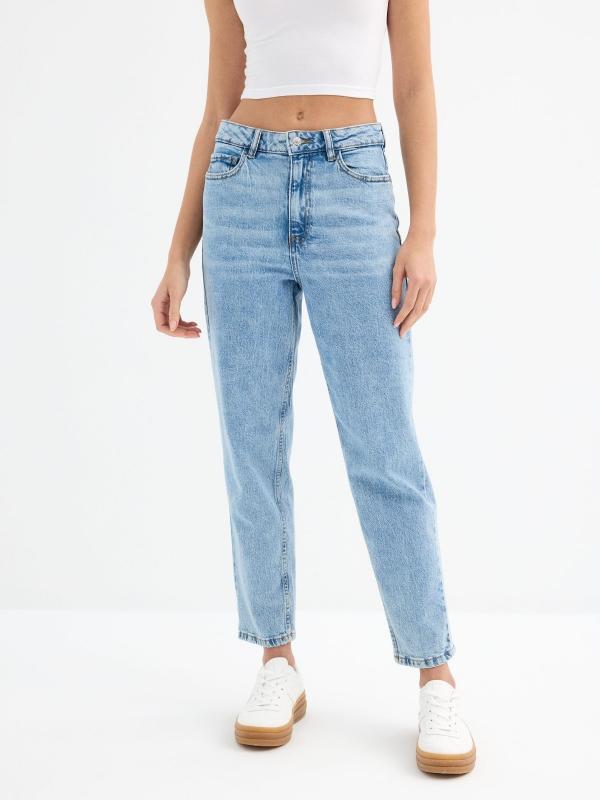 In side Jeans mom azul Grandes descuentos
