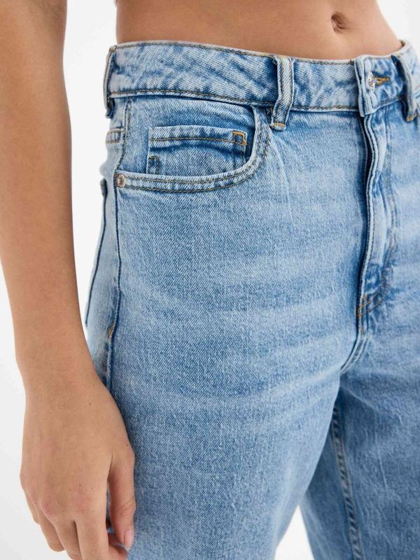 In side Jeans mom azul Grandes descuentos