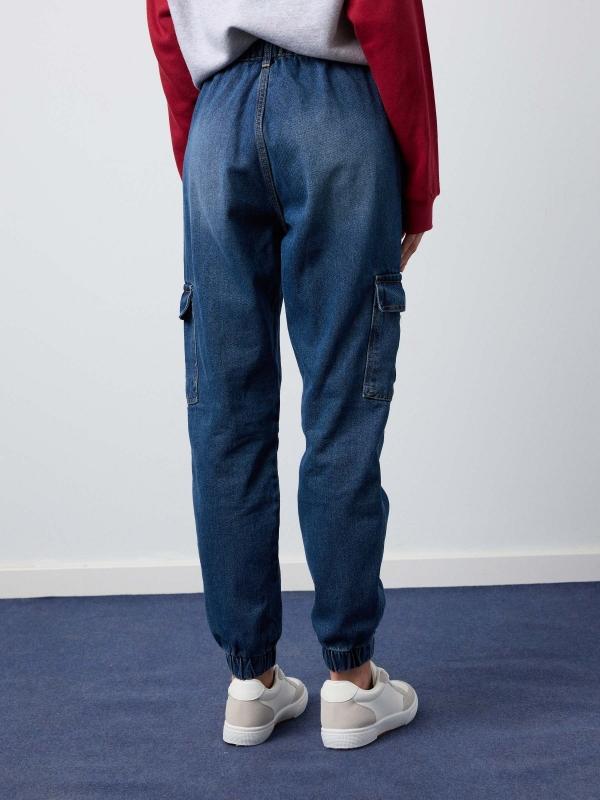 In side Jeans mom cargo denim Ofertas de temporada