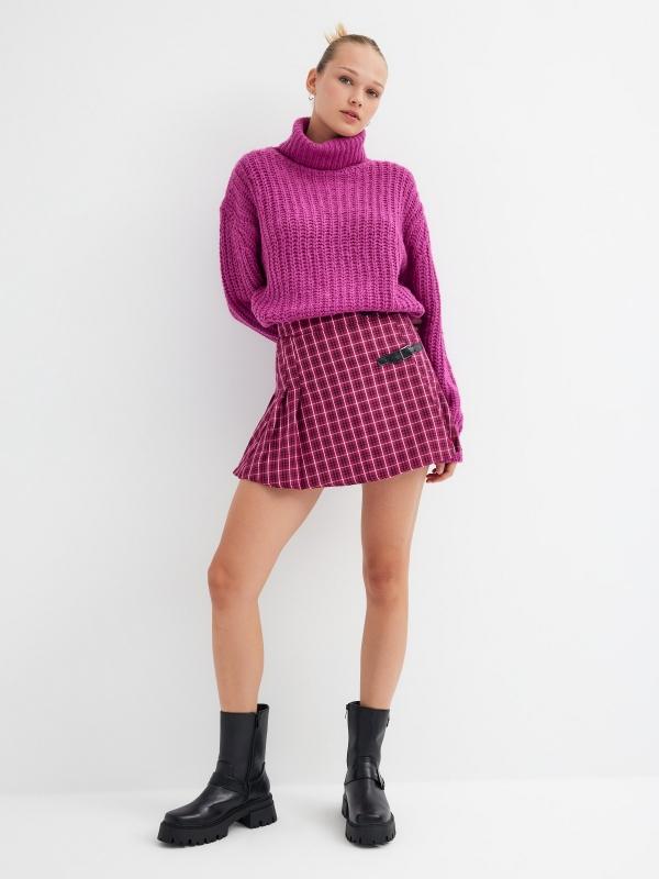 In side Jersey punto cuello vuelto Superdescuento
