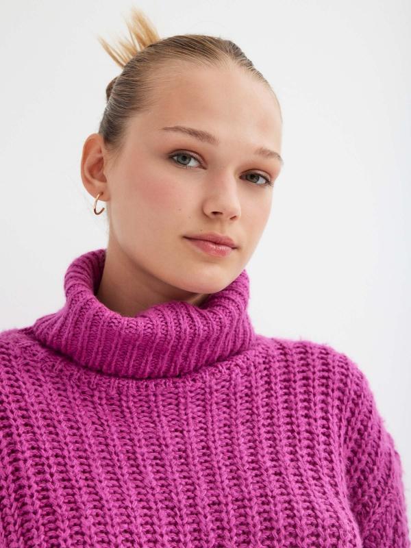 In side Jersey punto cuello vuelto Superdescuento