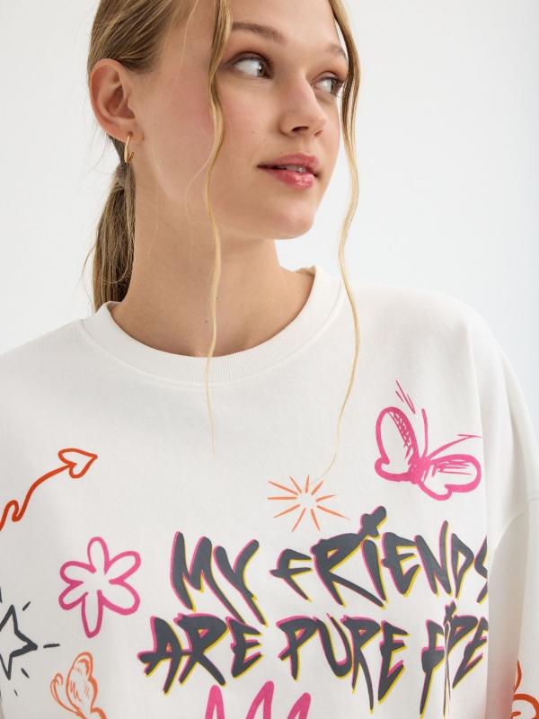 In side Sudadera oversized Pure Fire Grandes ahorros