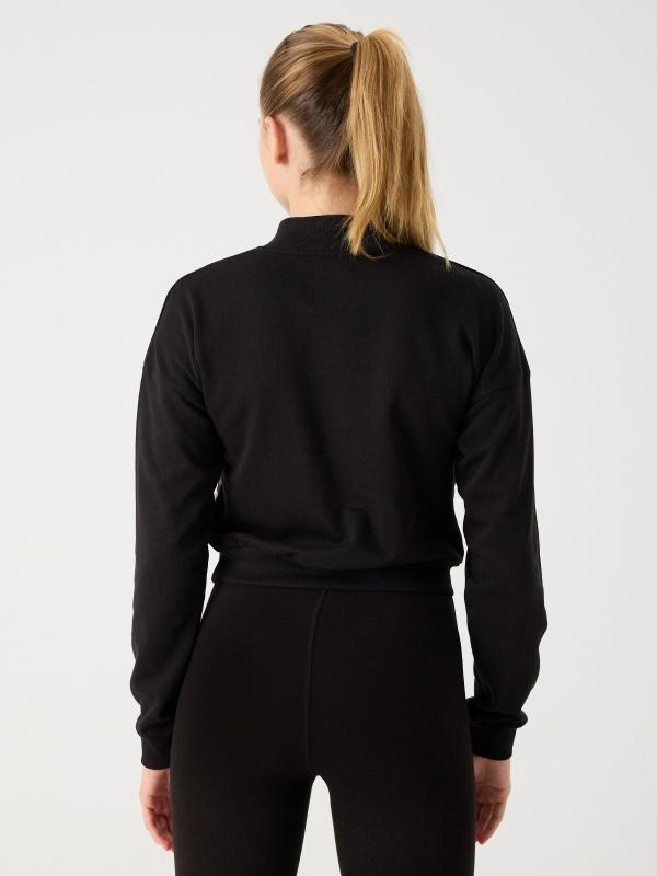 In side Sudadera crop con cremallera Outlet online