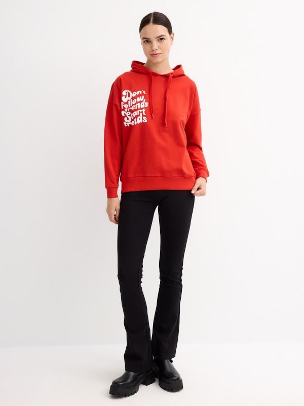 In side Sudadera Don't Follow Trends Ofertas