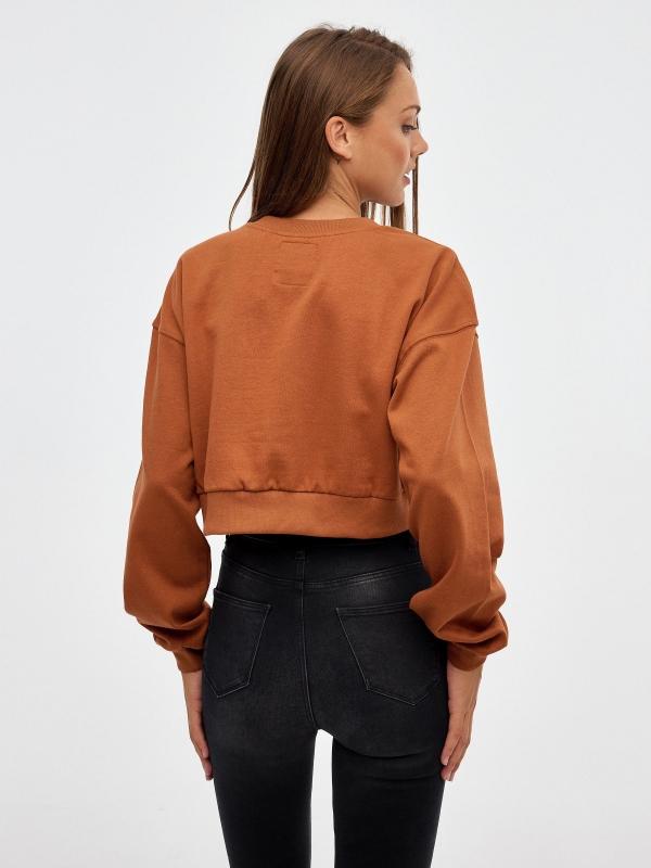 In side Sudadera crop osito Venta caliente