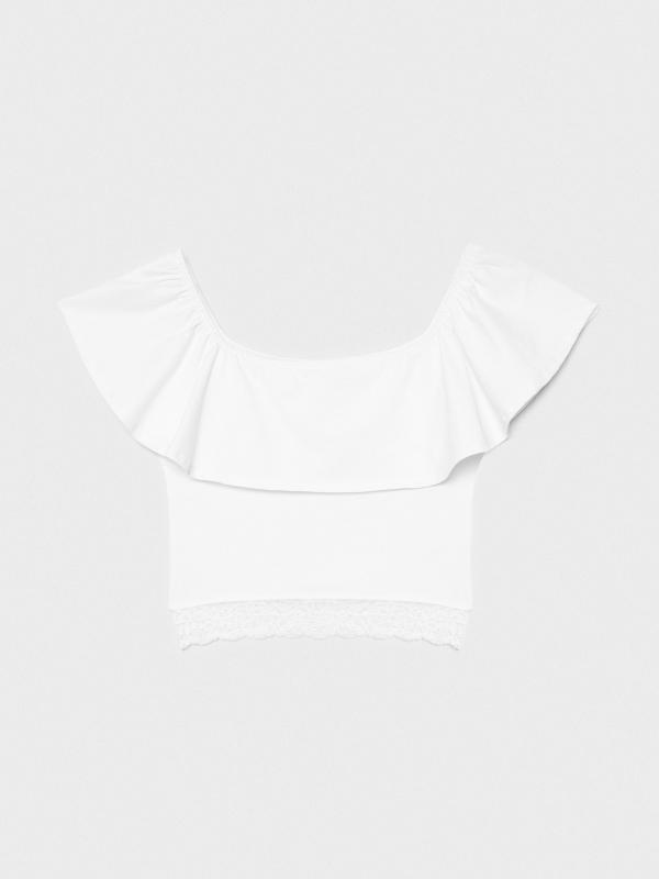 In side Top bardot volante Ofertas de temporada