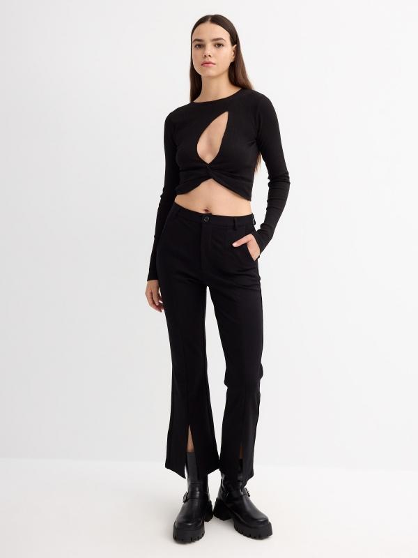 In side Camiseta rib cut out Devoluciones gratuitas