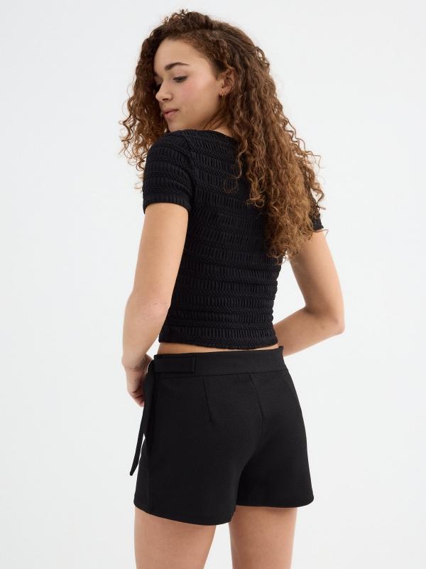 In side Falda pantalón hebilla metálica Rebajas de fábrica