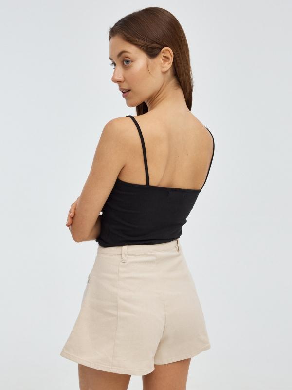 In side Short de sarga evasé Descuento