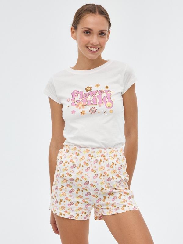 In side Pijama Flower Child