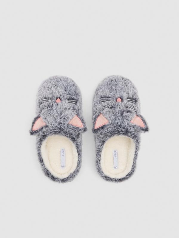 In side Zapatillas de casa gatito Promoción trimestral