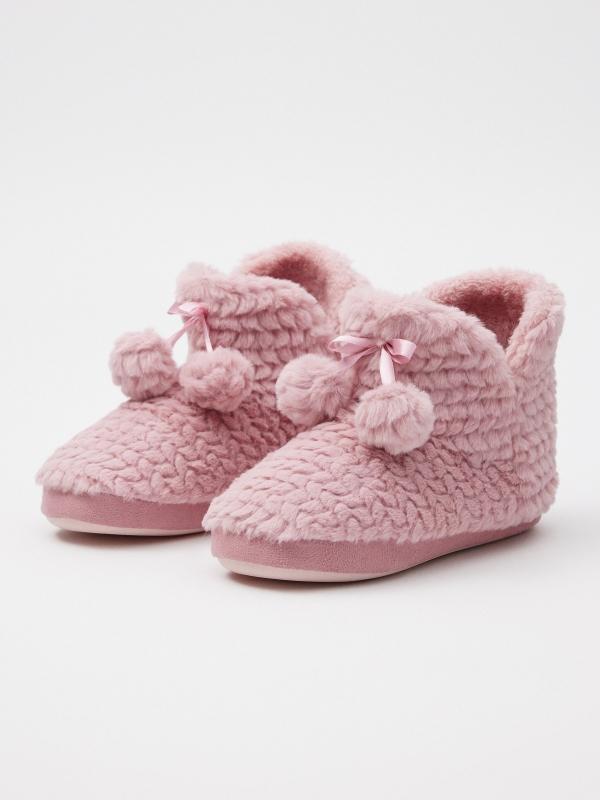 In side Zapatillas de casa bota con bolas Solo queda un día