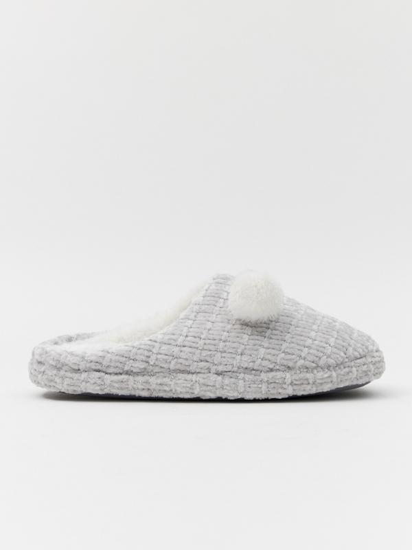 In side Zapatillas de casa con pompones
