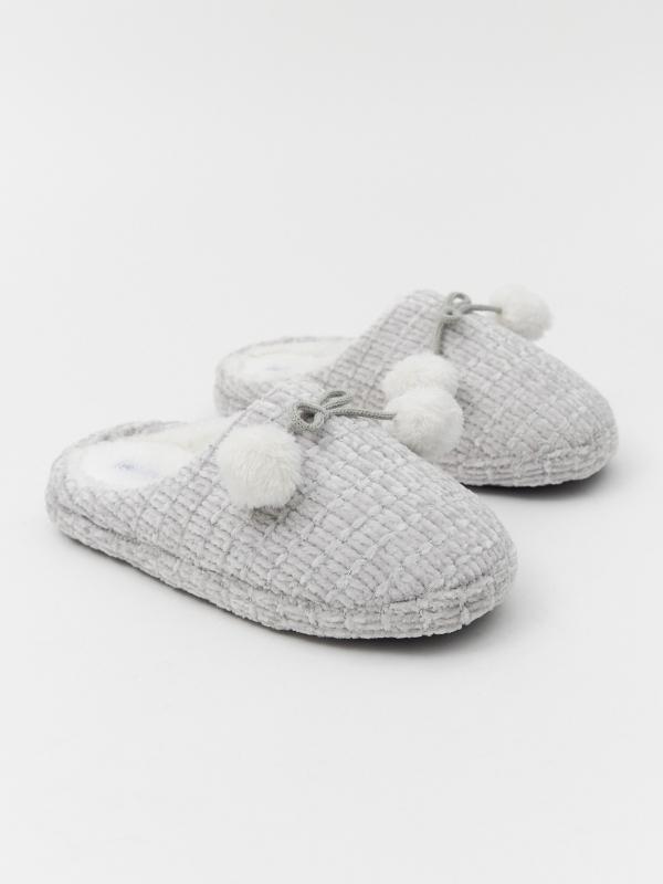 In side Zapatillas de casa con pompones Superdescuento