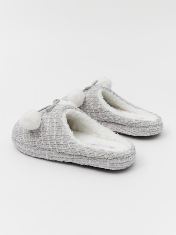 In side Zapatillas de casa con pompones Superdescuento