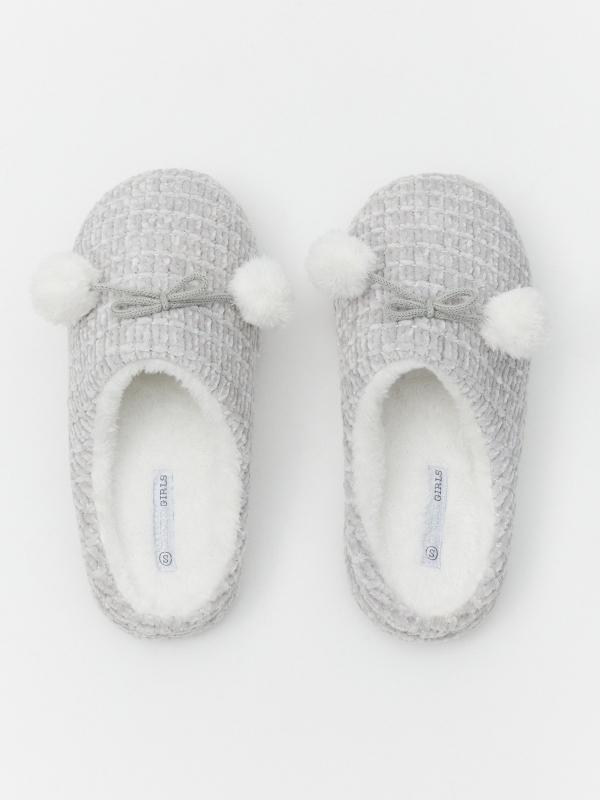 In side Zapatillas de casa con pompones Superdescuento