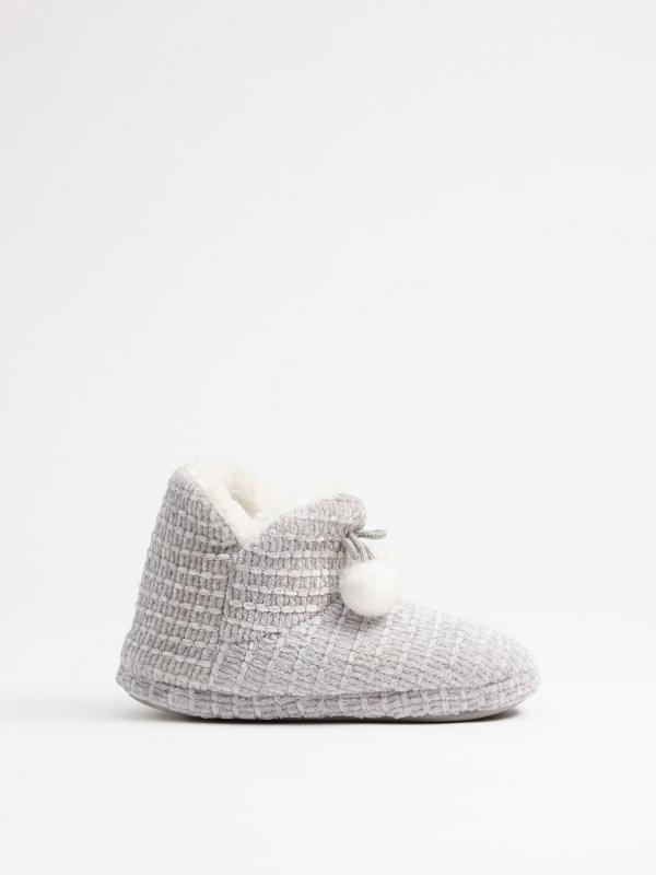 In side Zapatillas de casa botín chenilla Limitado a 3 días