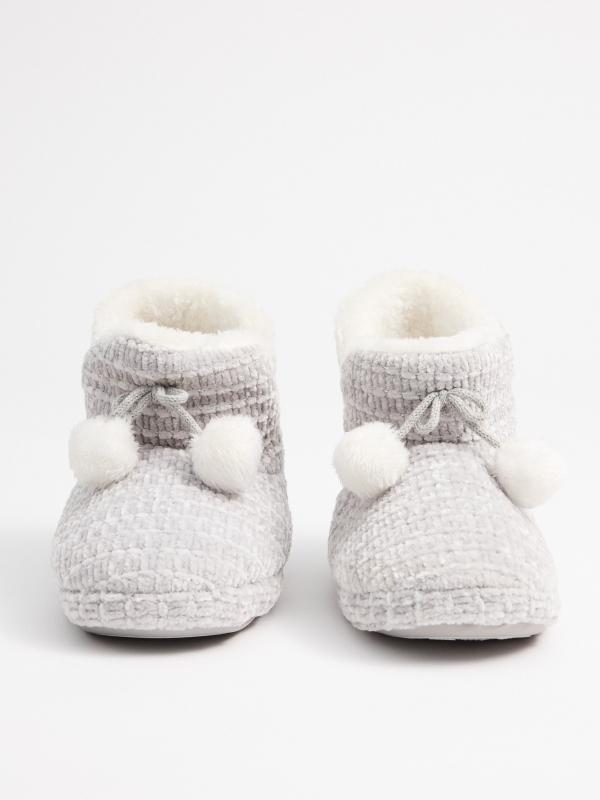 In side Zapatillas de casa botín chenilla Limitado a 3 días