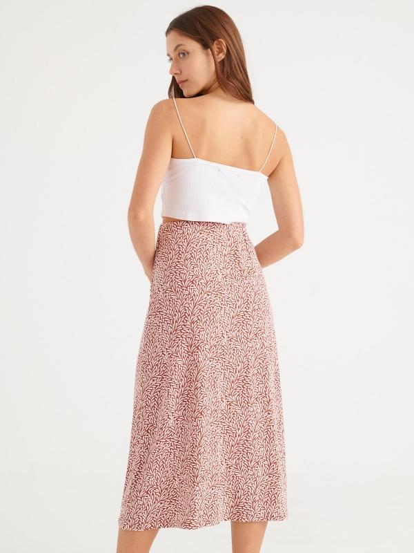 In side Falda midi estampada Libre de impuestos