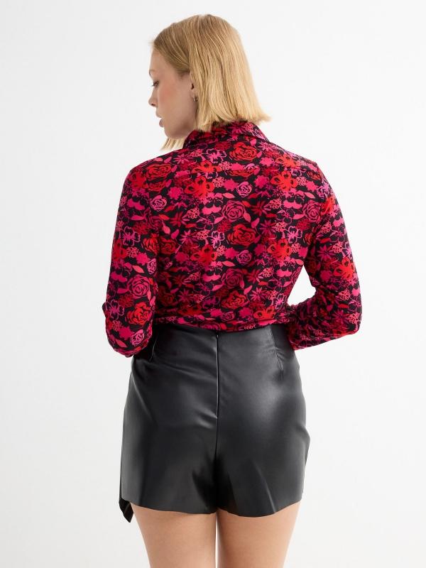 In side Falda pantalón efecto piel Oferta exclusiva