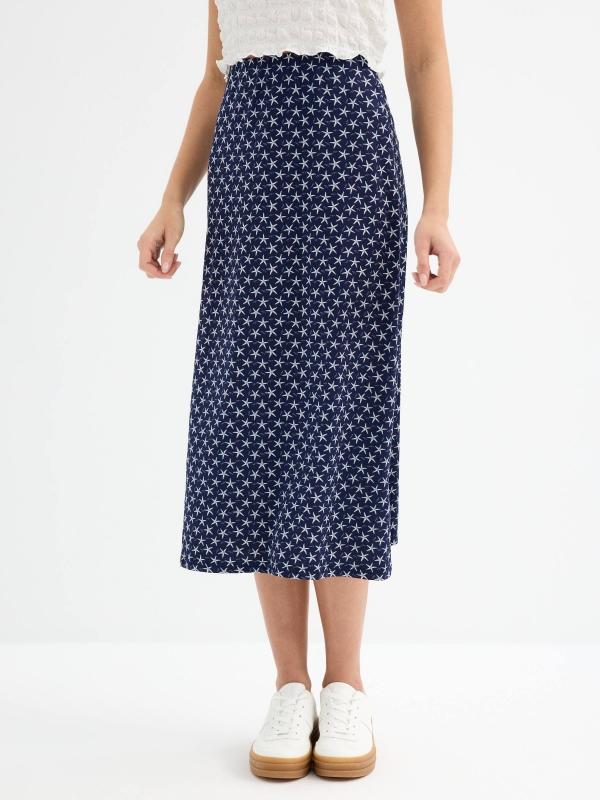 In side Falda midi Estrella de Mar Outlet online