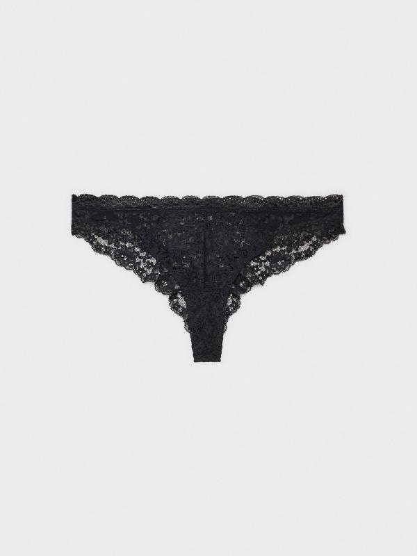 In side Braguita encaje negra cintura fina Ofertas