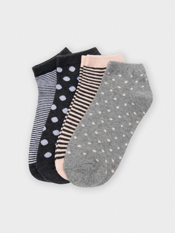 In side Pack 4 calcetines de rayas
