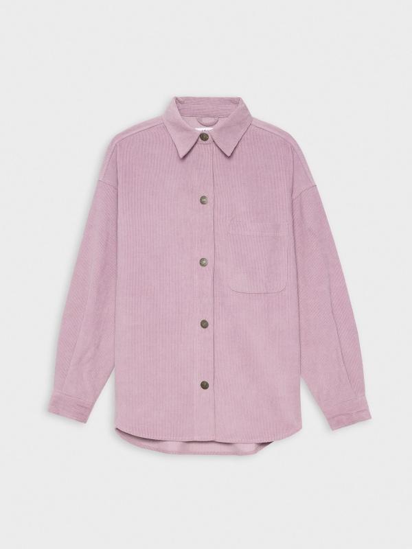 In side Sobrecamisa pana lila Rebajas online
