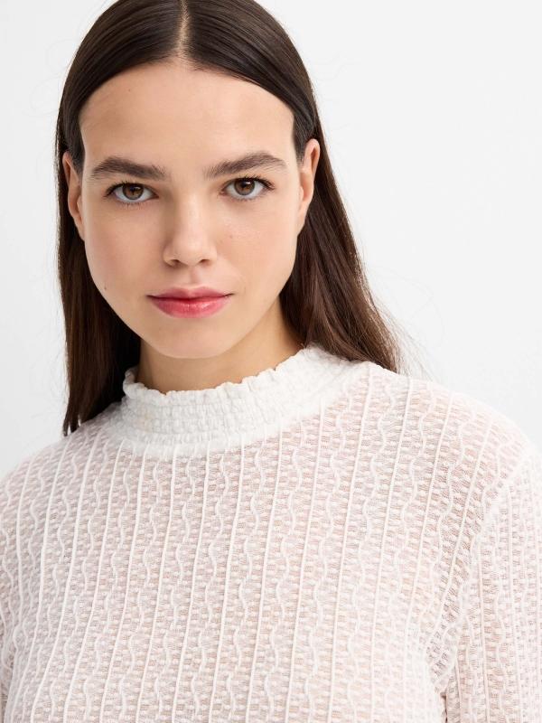 In side Blusa blonda Rebajas top