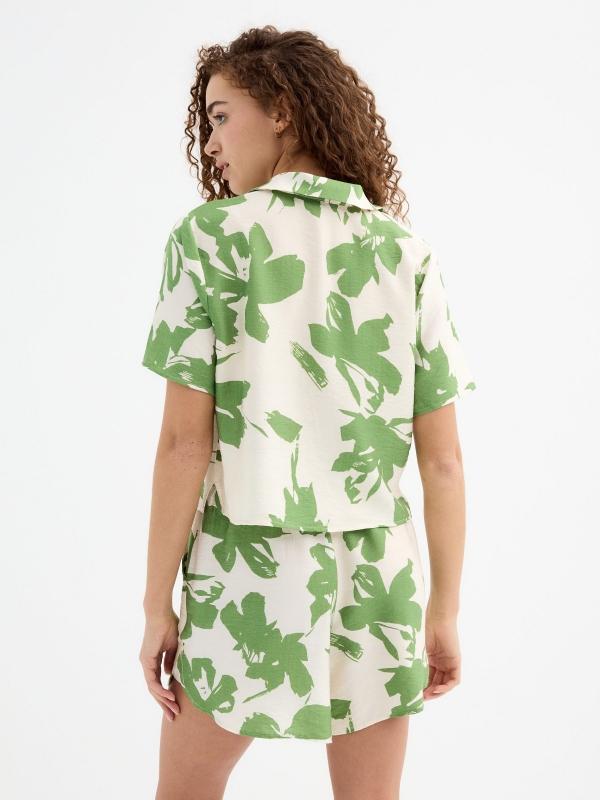 In side Camisa crop manga corta estampado COMPRAR AHORA