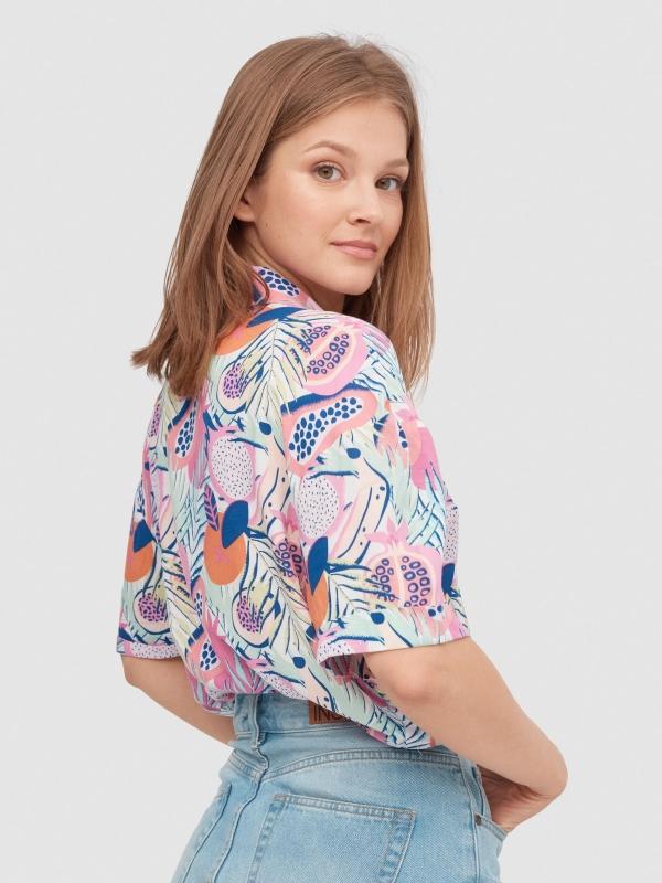 In side Camisa estampado tropical Último día