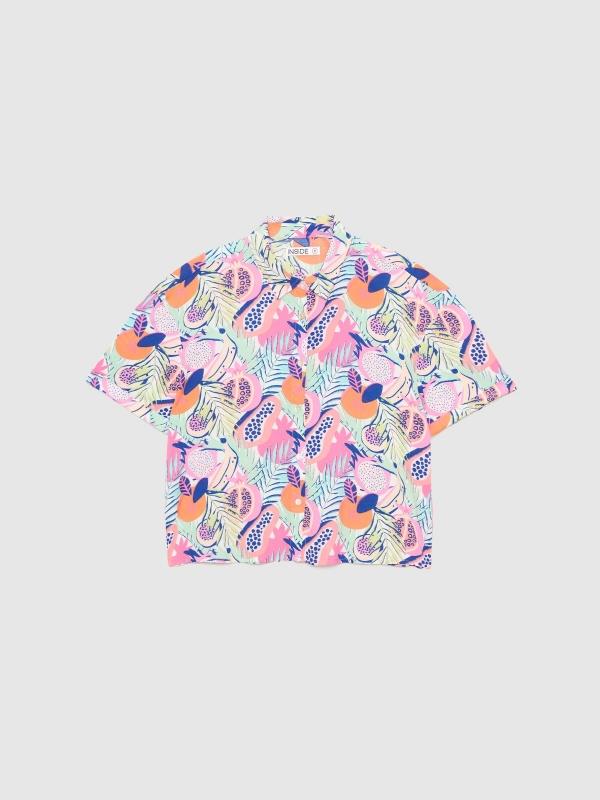 In side Camisa estampado tropical Último día