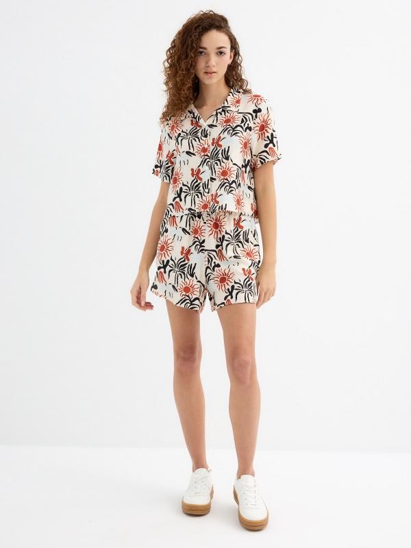 In side Camisa crop veraniega Oferta especial de fábrica