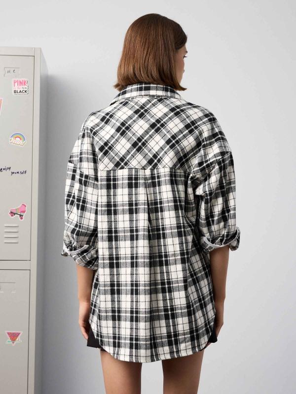 In side Sobrecamisa cuadros bolsillos Envío internacional gratuito