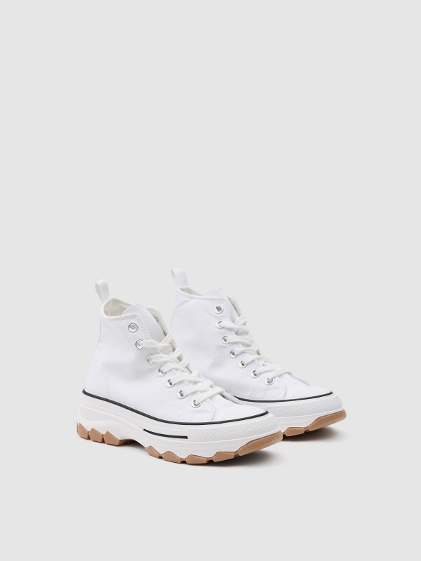 In side Bota loneta plataforma Oferta especial de fábrica