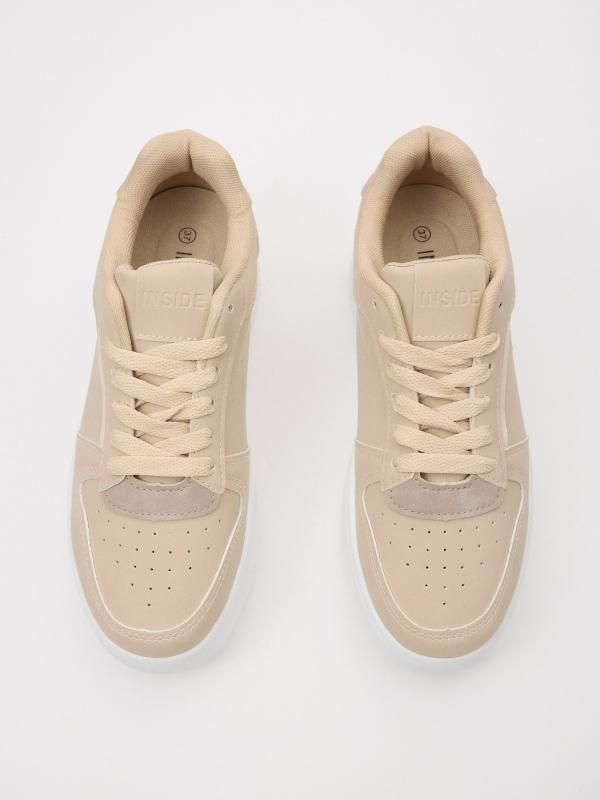 In side Zapatilla casual de polipiel con plataforma Descuento por venta flash