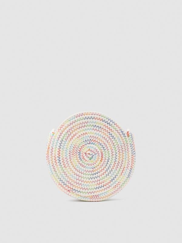 In side Bolso yute hilos de color