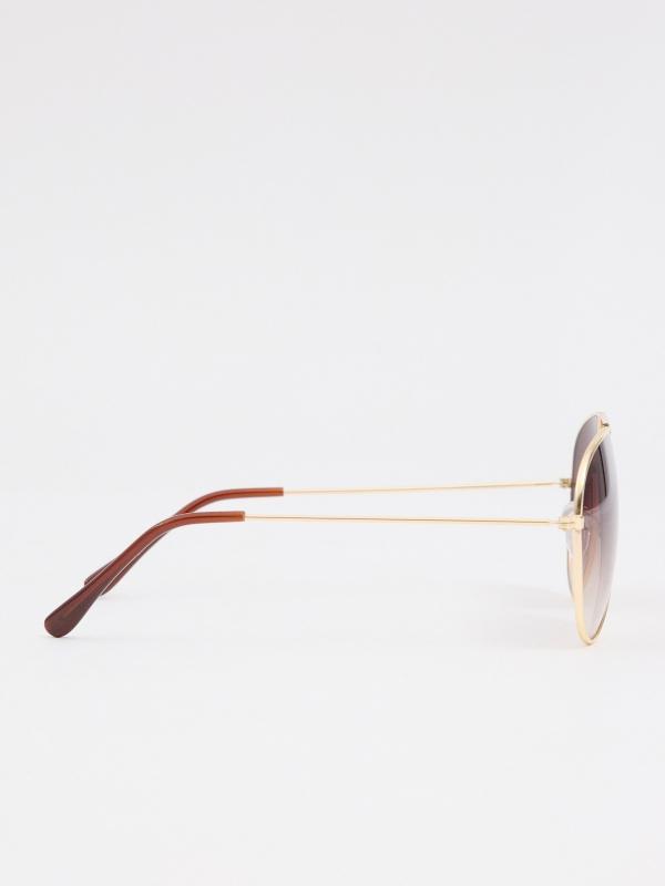 In side Gafas aviador montura dorada Descuento