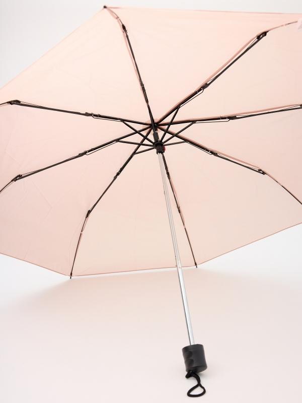 In side Paraguas plegable liso rosa nube Tienda