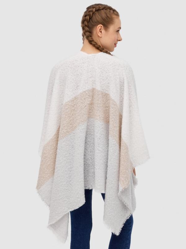 In side Bufanda tipo poncho color block Envío internacional gratuito