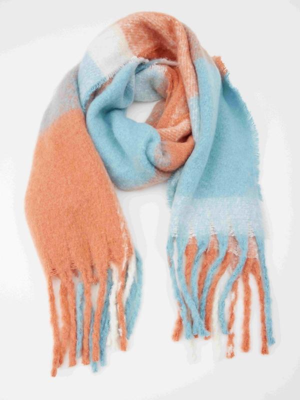In side Bufanda maxi azul/naranja En oferta