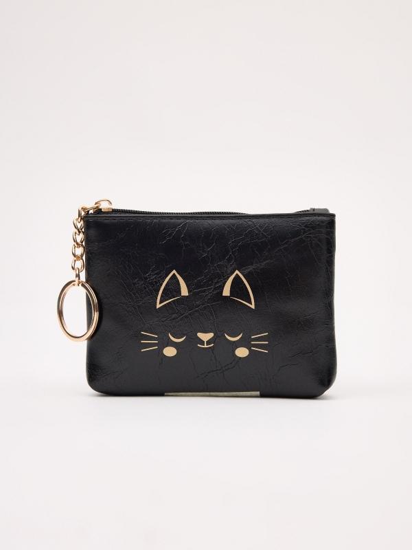 In side Monedero estampado gato Libre de impuestos