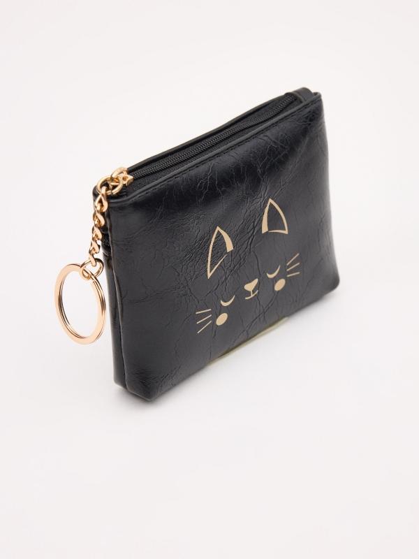 In side Monedero estampado gato Libre de impuestos