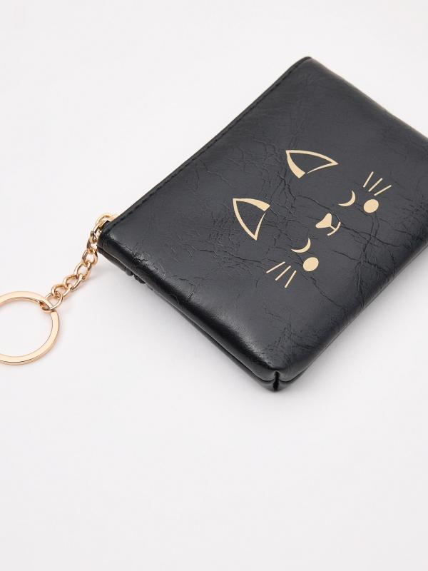 In side Monedero estampado gato Libre de impuestos