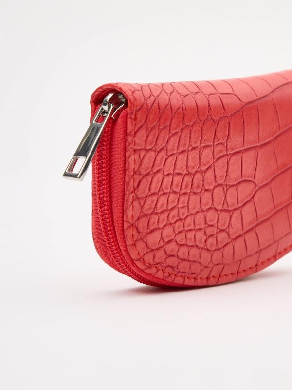 In side Cartera polipiel croc coral Grandes ahorros